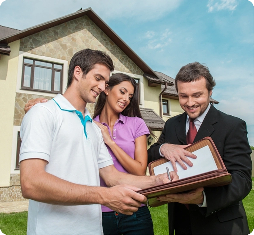 Couple happy with selling their house